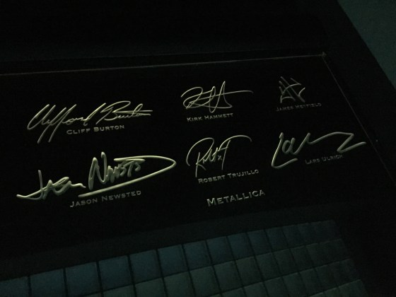 Metallica Autographs