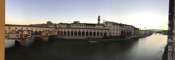 Panoramic View From The Balcony of Our Apartment